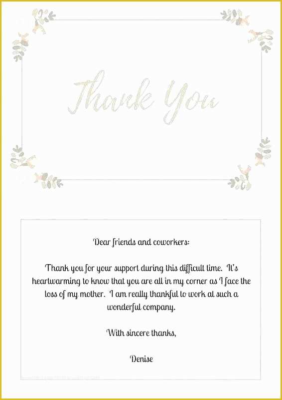 Free Thank You Card Template Word Of Teacher Thank You Card Template Business Free Best for
