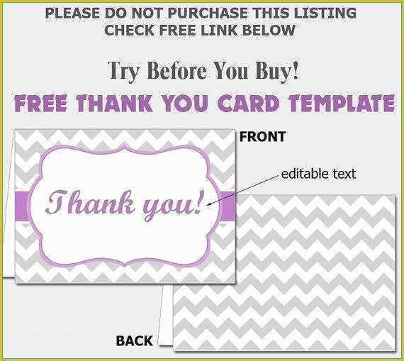 Free Thank You Card Template Word Of Thank You Card Template Word