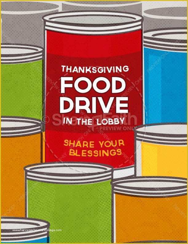 Free Thanksgiving Food Drive Flyer Template Of Thanksgiving Food Drive Religious Flyer Template
