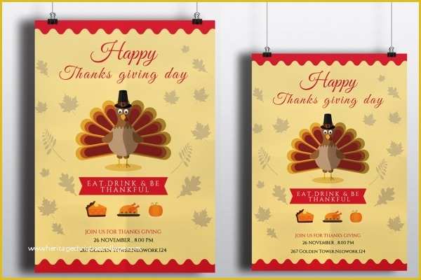 Free Thanksgiving Invitation Templates Of 21 Thanksgiving Invitation Designs Psd Vector Eps Ai