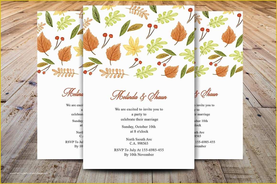 Free Thanksgiving Invitation Templates Of Autumn Thanksgiving Invitation Invitation Templates