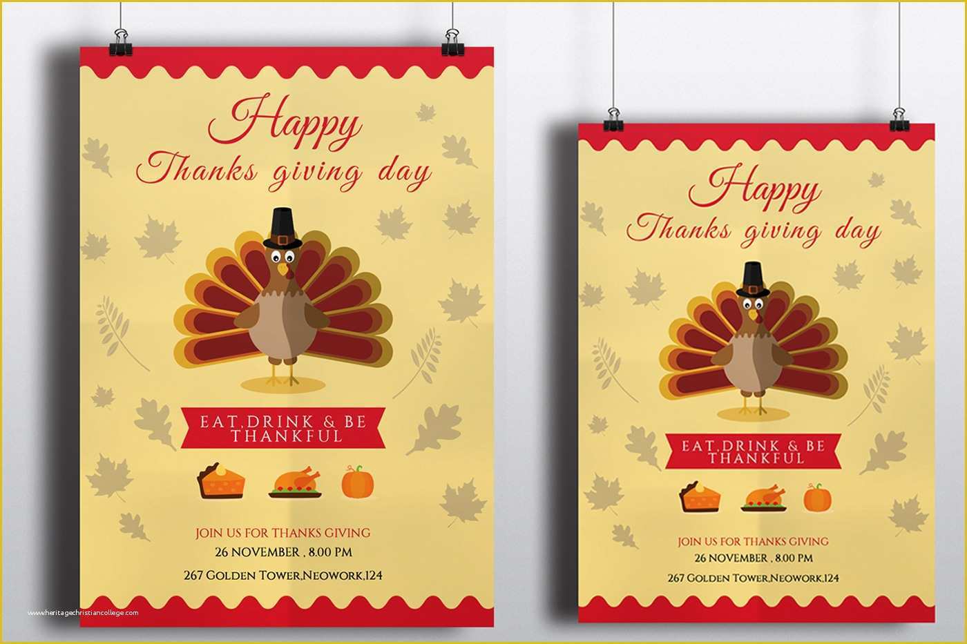 Free Thanksgiving Invitation Templates Of Thanksgiving Invitation Flyer Templates On Behance