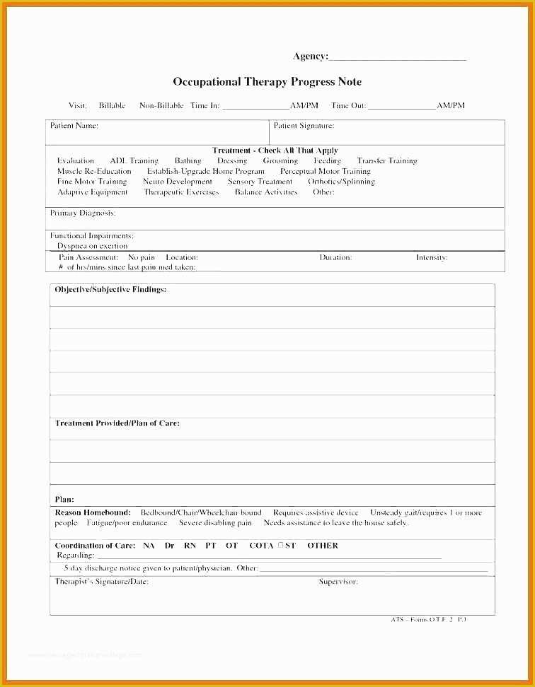 Free therapy Notes Template Of Psychotherapy Progress Note Template New Client Free