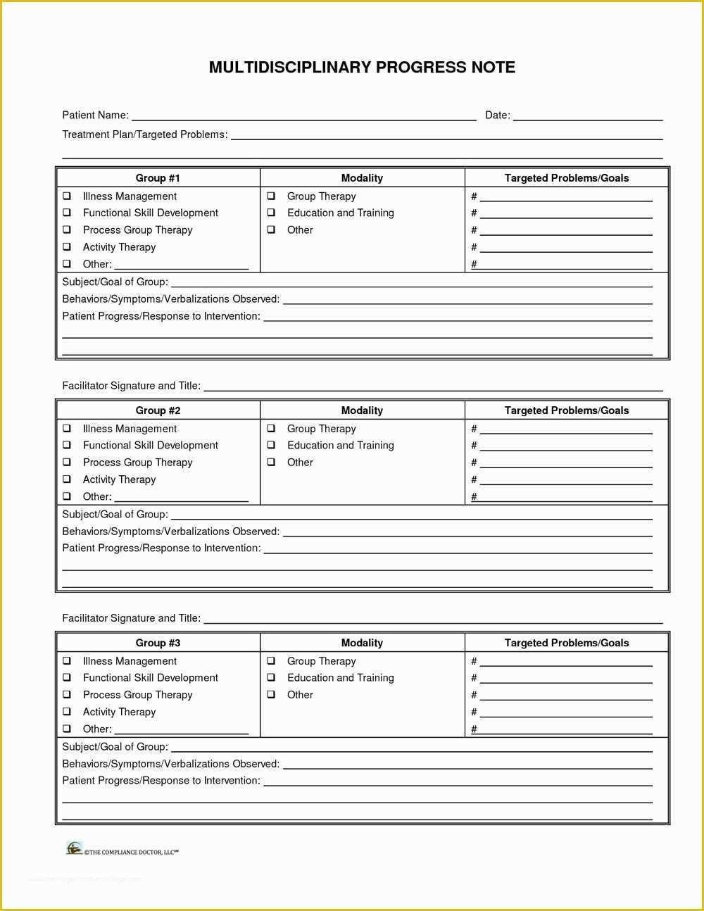 Free therapy Notes Template Of Psychotherapy Progress Note Template Pdf Templates