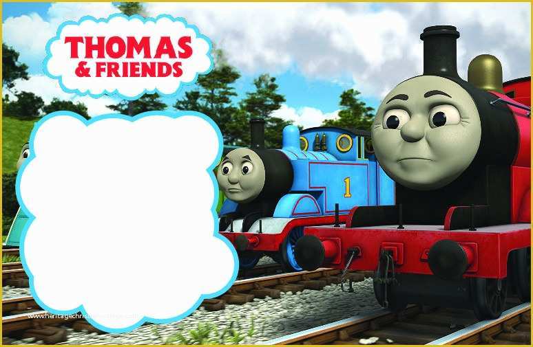 Free Thomas the Train Invitations Template Of Download Free Printable Thomas &amp; Friends Birthday