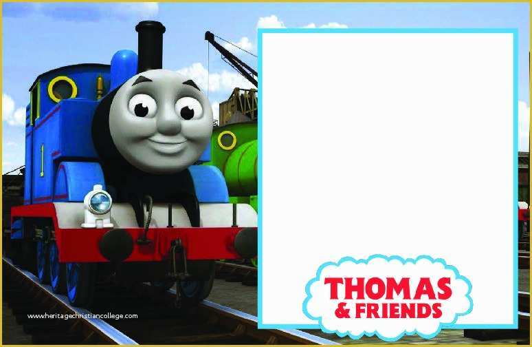 Free Thomas the Train Invitations Template Of Free Free Printable Thomas &amp; Friends Birthday Invitation