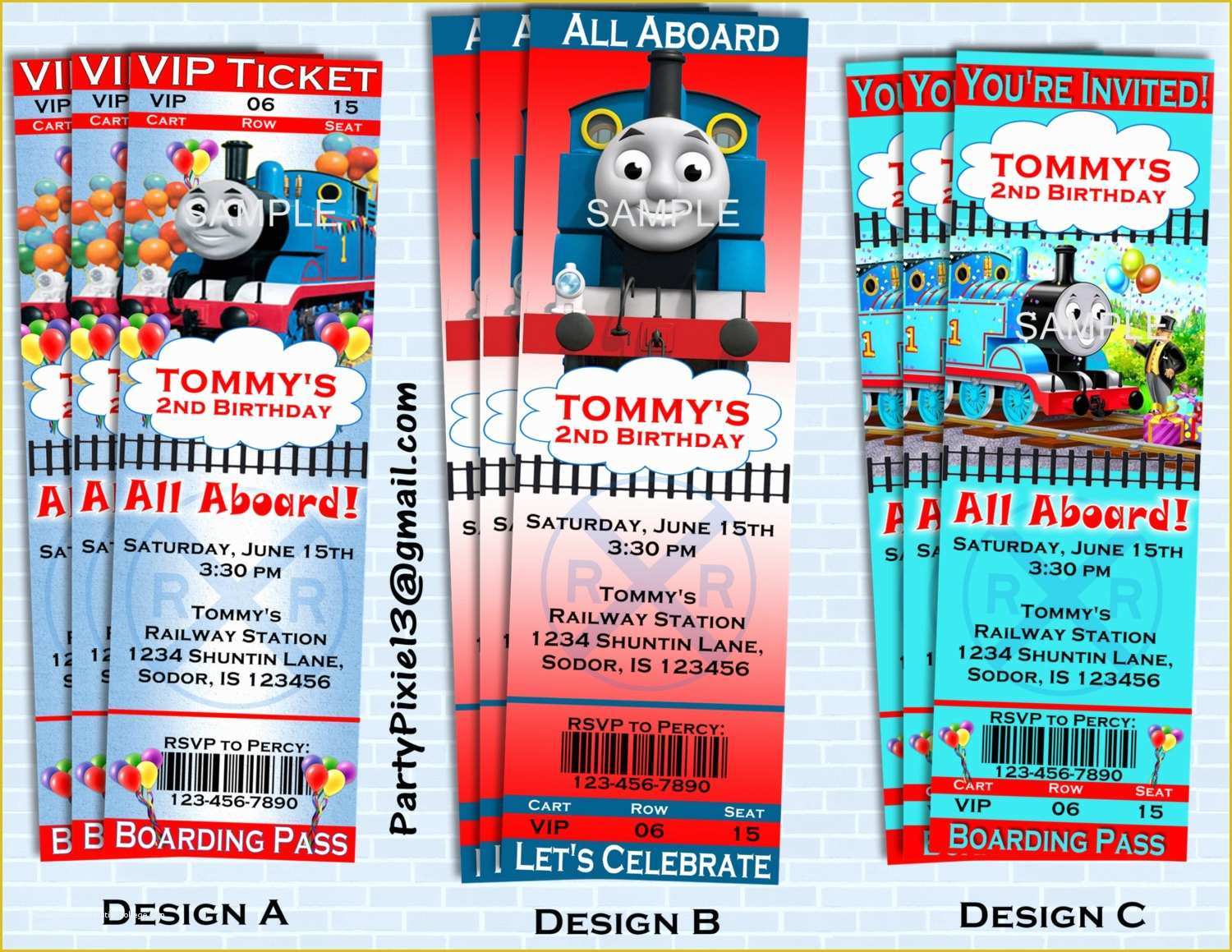 Free Thomas the Train Invitations Template Of Free Printable Thomas the Train Invitations