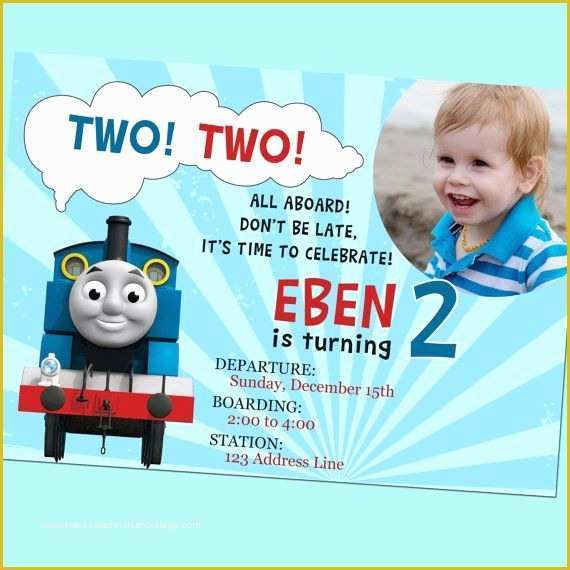 Free Thomas the Train Invitations Template Of Pin by Shannon Hensley On Train Bday In 2019