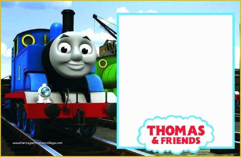 Free Thomas the Train Invitations Template Of the Train Invitation Template Free Printable Thomas and