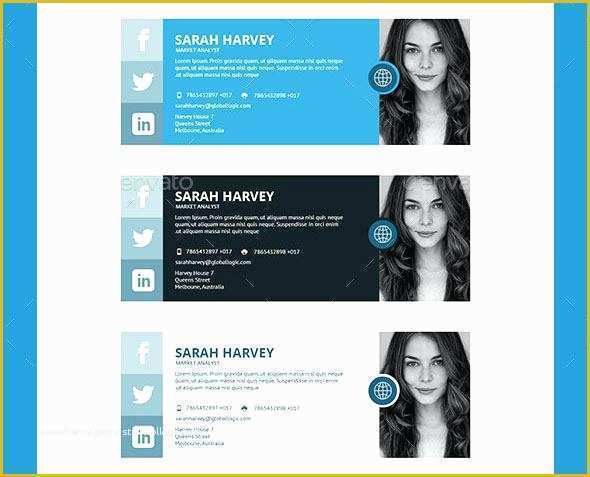Free Thunderbird Email Signature Templates Of Email Signatures Download Use Instantly Free Outlook E