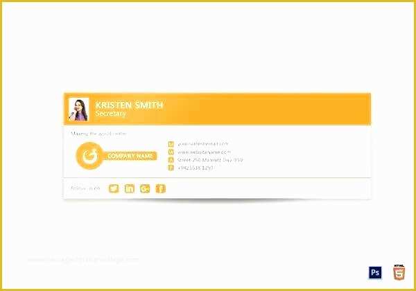 Free Thunderbird Email Signature Templates Of HTML Email Footer Template Best Signature Design Templates