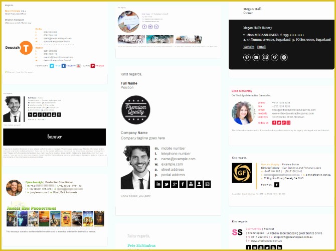 Free Thunderbird Email Signature Templates Of the 5 Best Email Signature Generators to Make Your Mails Pop