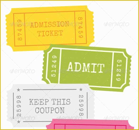 Free Ticket Stub Template Of 115 Ticket Templates Word Excel Pdf Psd Eps