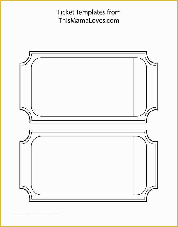 Free Ticket Stub Template Of 12 Free Diy Popcorn Box Printables for A Better Family