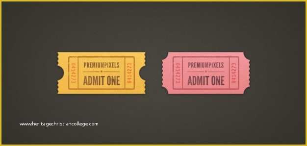 Free Ticket Stub Template Of Admit One Ticket Stubs Psd Psd File