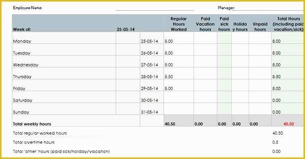 Free Time Card Template Of 16 Free Amazing Time Card Calculator Templates