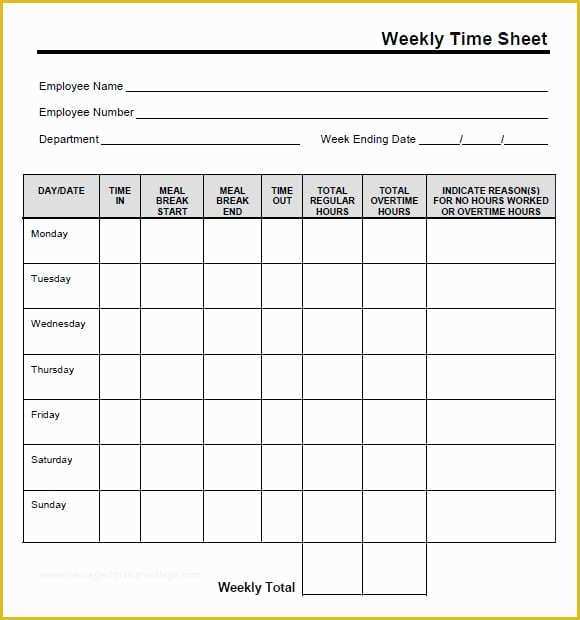 Free Time Card Template Of 9 Free Printable Time Cards Templates Excel Templates