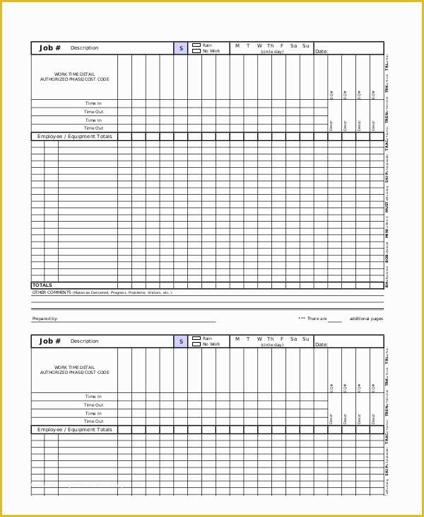 Free Time Card Template Of Printable Time Card Template 12 Free Word Excel Pdf
