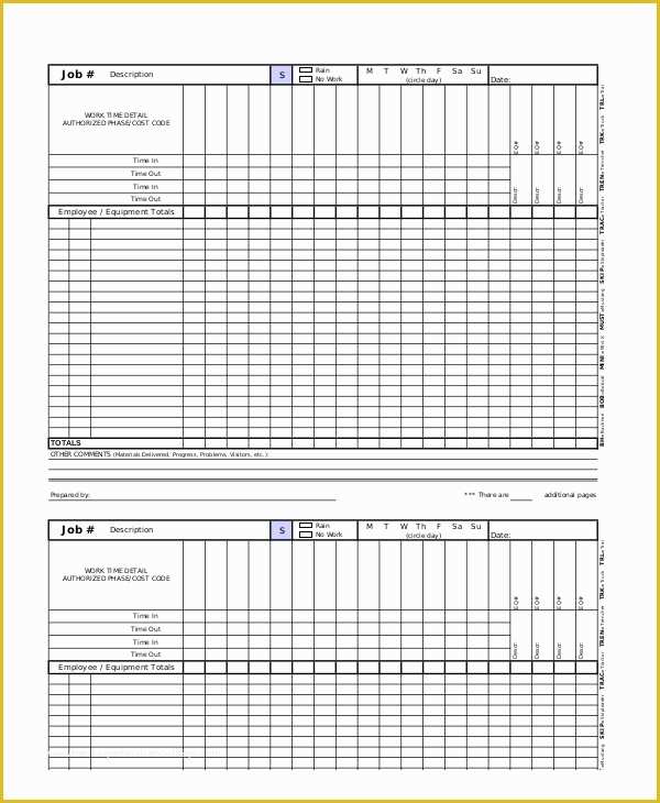 Free Time Card Template Of Printable Time Card Template 12 Free Word Excel Pdf