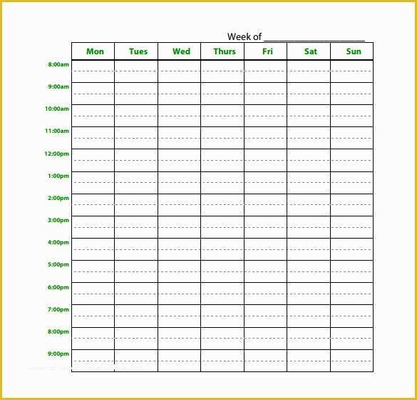 Free Time Study Template Excel Download Of 18 Study Schedule Templates Pdf Doc