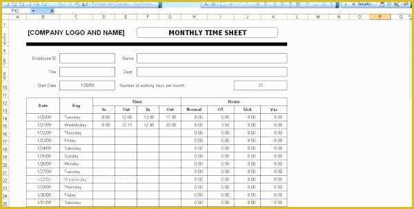 Free Time Study Template Excel Download Of Free Excel Timesheets Weekly Template Excel Free Download