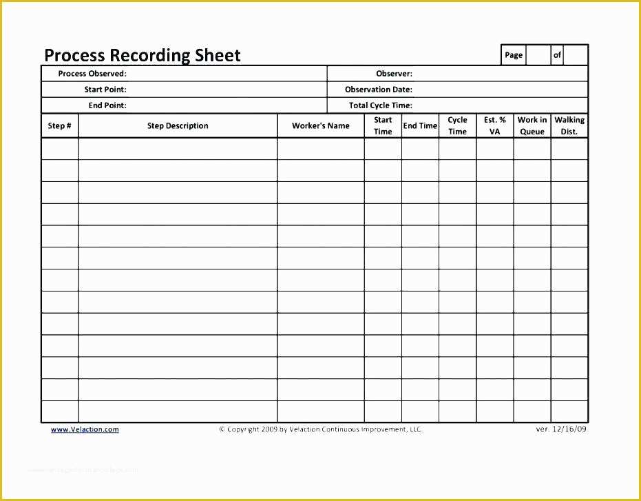 Free Time Study Template Excel Download Of Time Study Template – Homefitfo