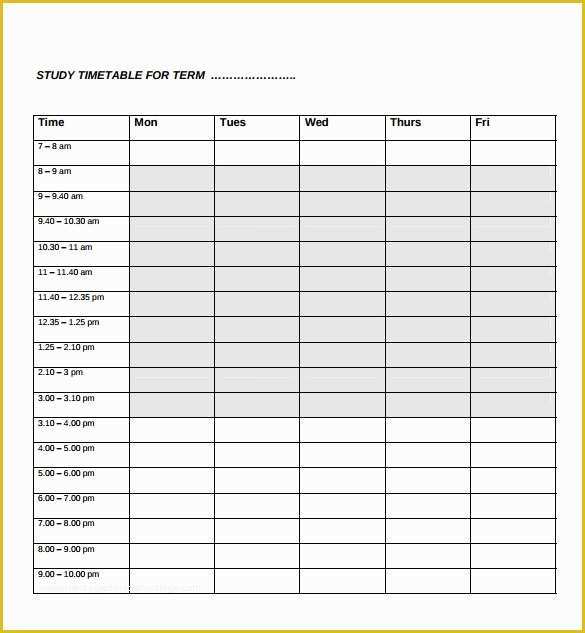 Free Time Study Template Excel Download Of Time Study Template