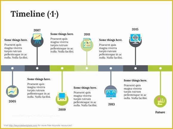 Free Timeline Template Of Free Apple Keynote Template Timeline On Behance