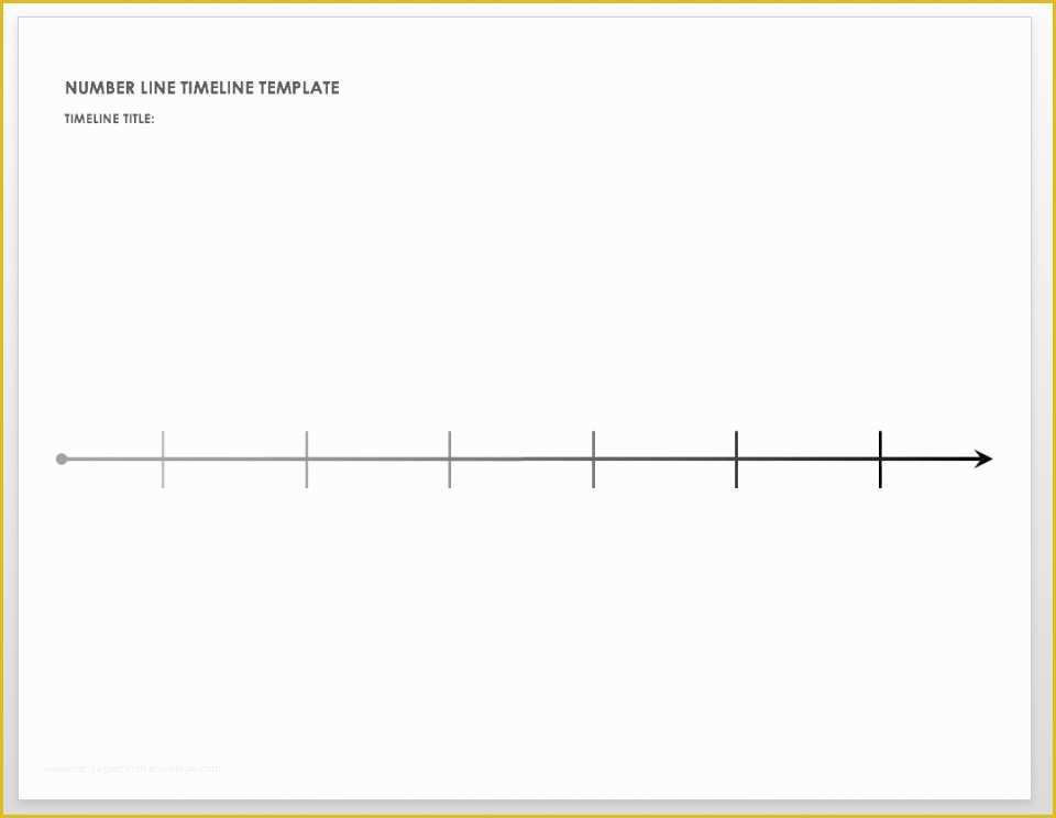 Free Timeline Template Of Free Blank Timeline Templates