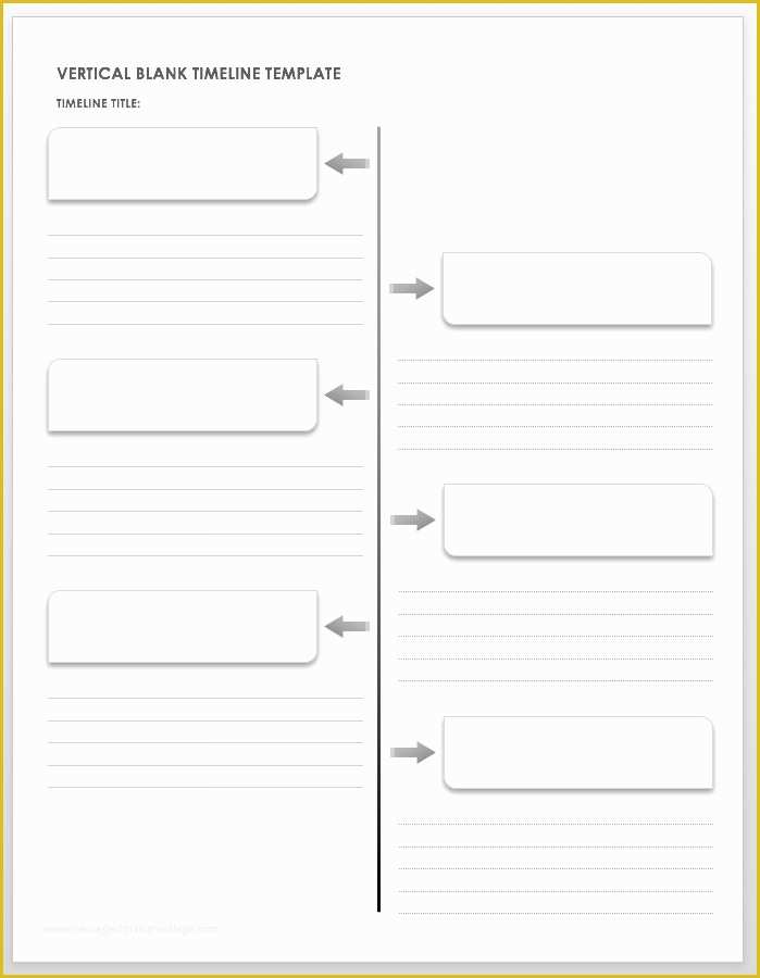 Free Timeline Template Of Free Blank Timeline Templates