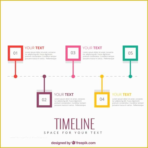 Free Timeline Template Of Timeline Infographic Template Vector