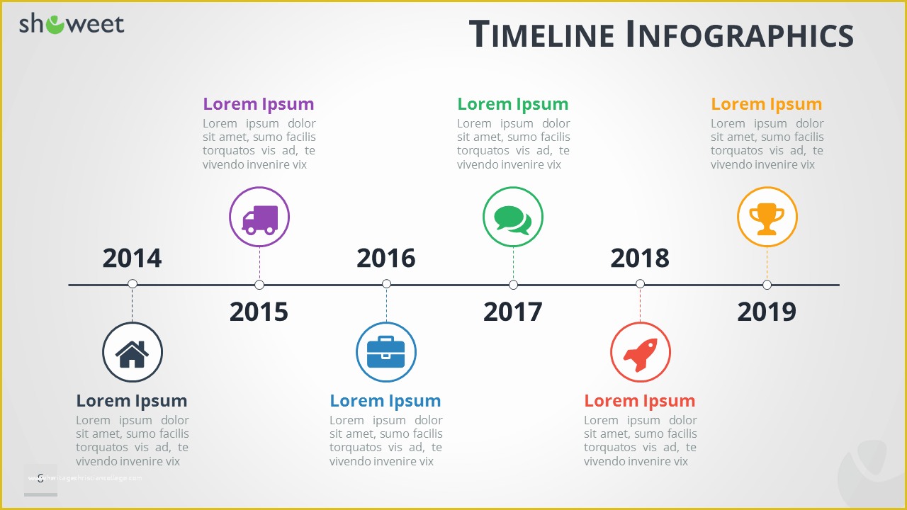 Free Timeline Template Of Timeline Infographics Templates for Powerpoint
