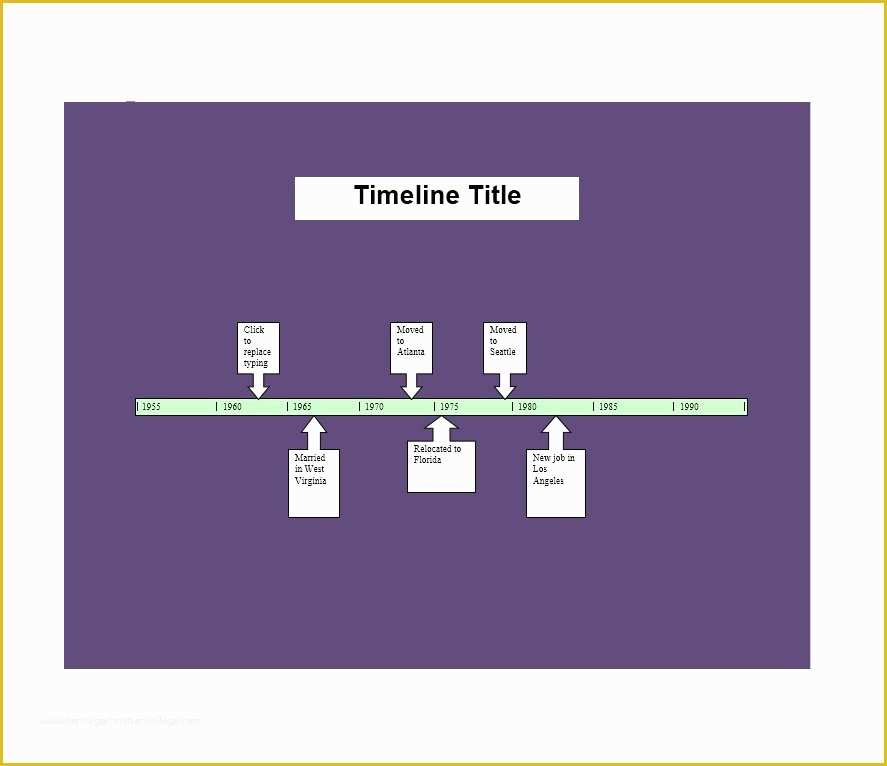 Free Timeline Template Word Of 33 Free Timeline Templates Excel Power Point Word