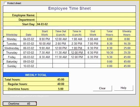 Free Timesheet Template for Mac Of Daily Timesheet Template Free Printable – Virtuart Design