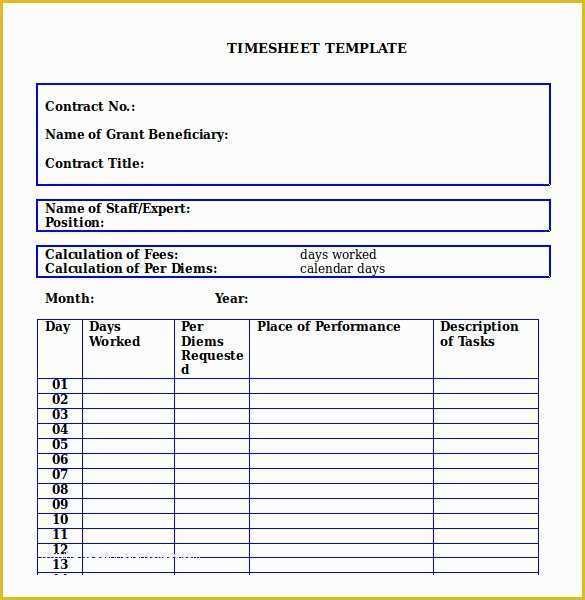 Free Timesheet Template for Mac Of Employee Timesheet Template Uk Templates Resume