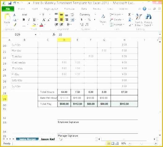 Free Timesheet Template for Mac Of Free Excel Template Multiple Employees New Employee