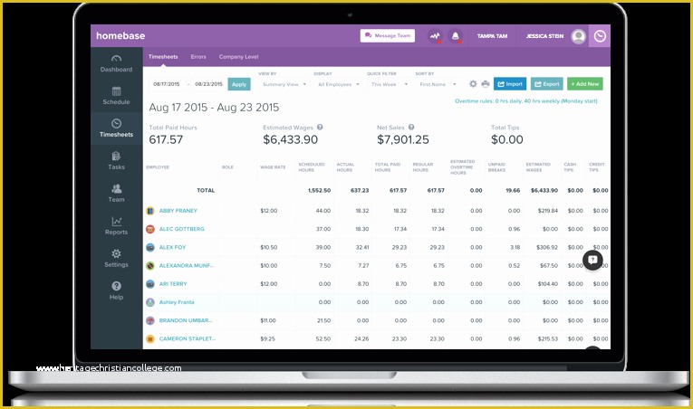 Free Timesheet Template for Mac Of Free Timesheet Template Excel Google and Numbers