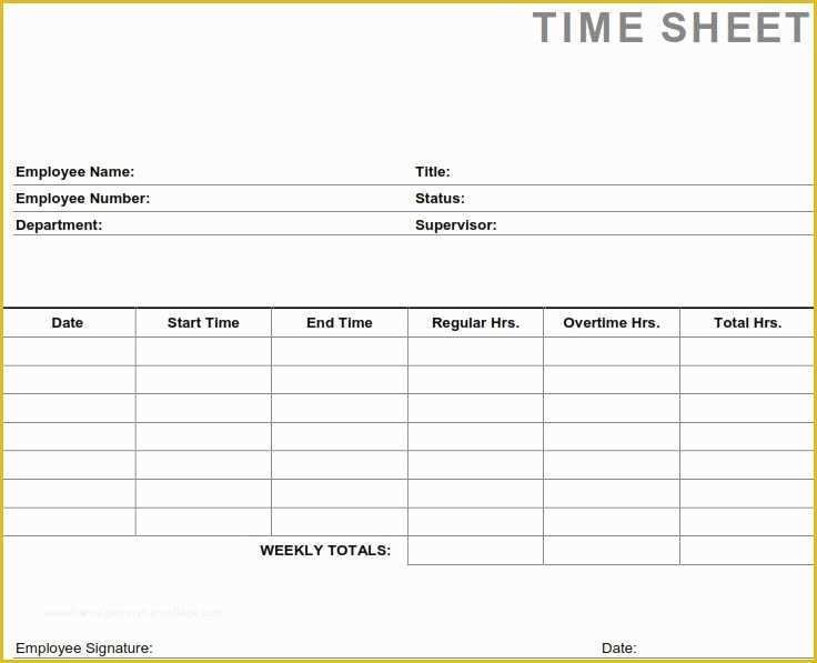 Free Timesheet Template Pdf Of Printable Pdf Timesheets for Employees