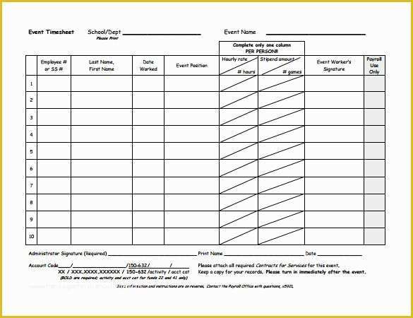 Free Timesheet Template Pdf Of Timesheet Templates – 35 Free Word Excel Pdf Documents