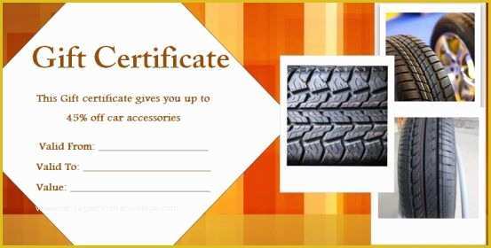Free Tire Shop Website Template Of 16 Personalized Auto Detailing Gift Certificate Templates
