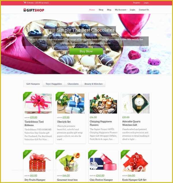Free Tire Shop Website Template Of 17 Gift Store Website themes & Templates
