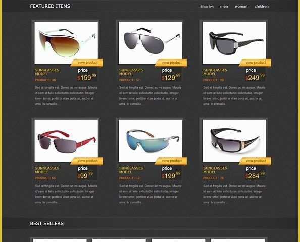 Free Tire Shop Website Template Of Free E Merce Css Template for Sunglasses Line Shop