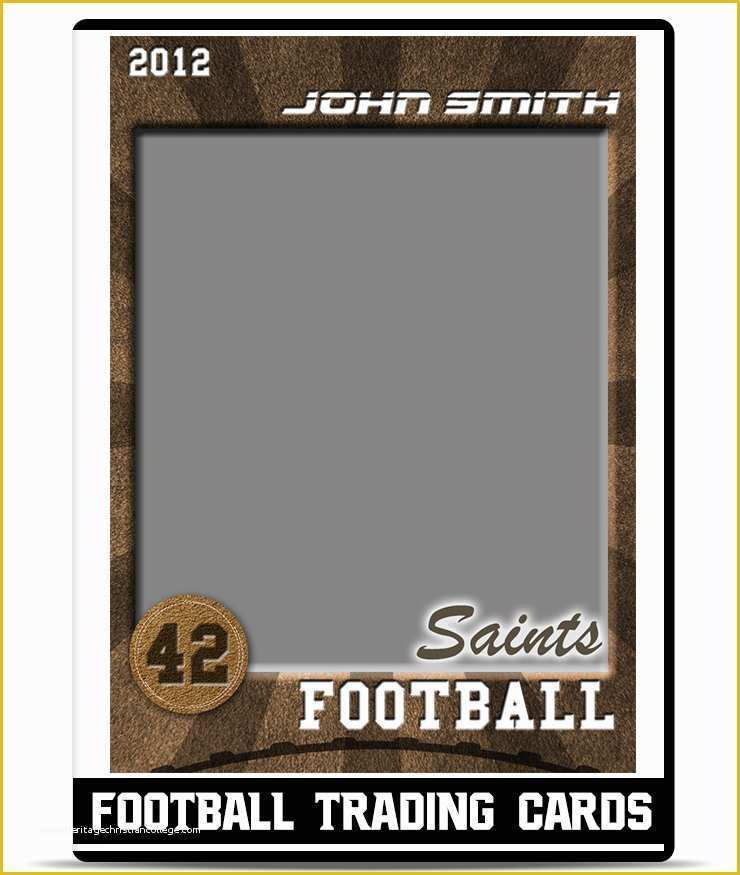 Free Trading Card Template Of Football – Trading Card Template