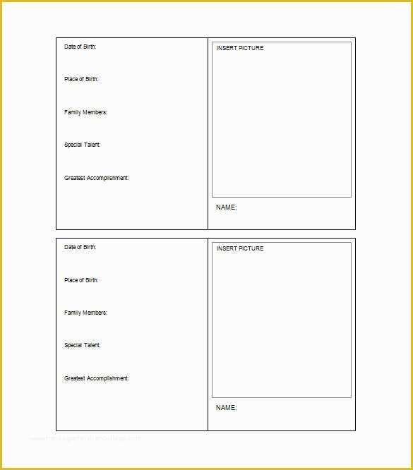Free Trading Card Template Of Trading Card Template