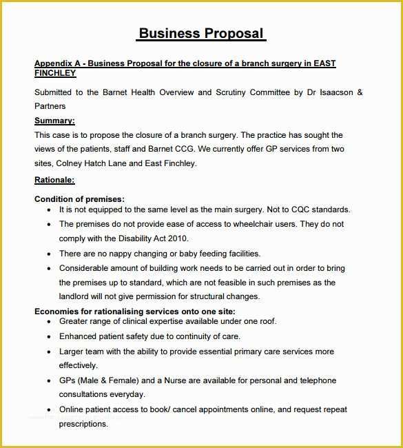 Free Transportation Proposal Template Of 18 Business Proposal Samples