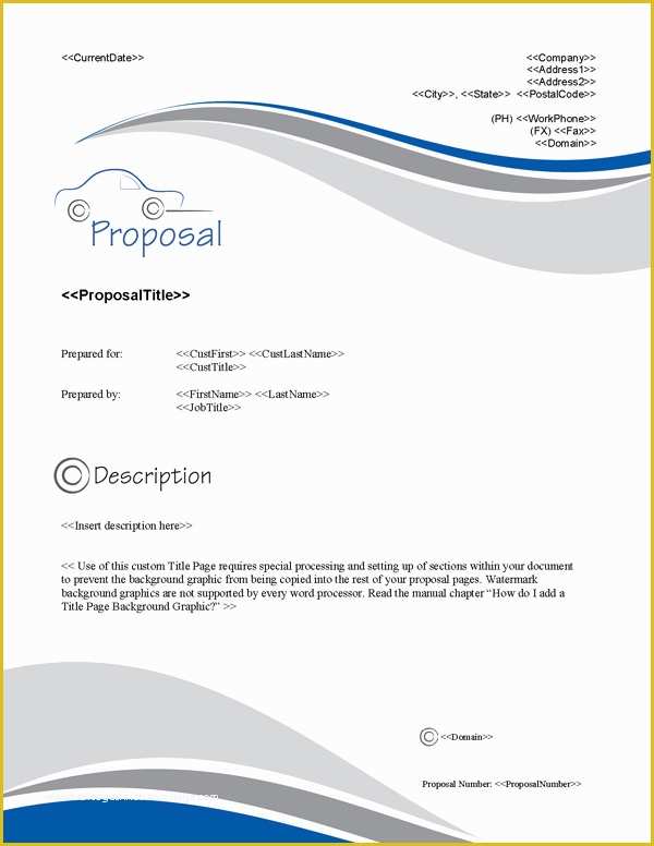 Free Transportation Proposal Template Of Proposal Pack Transportation 4 software Templates Samples