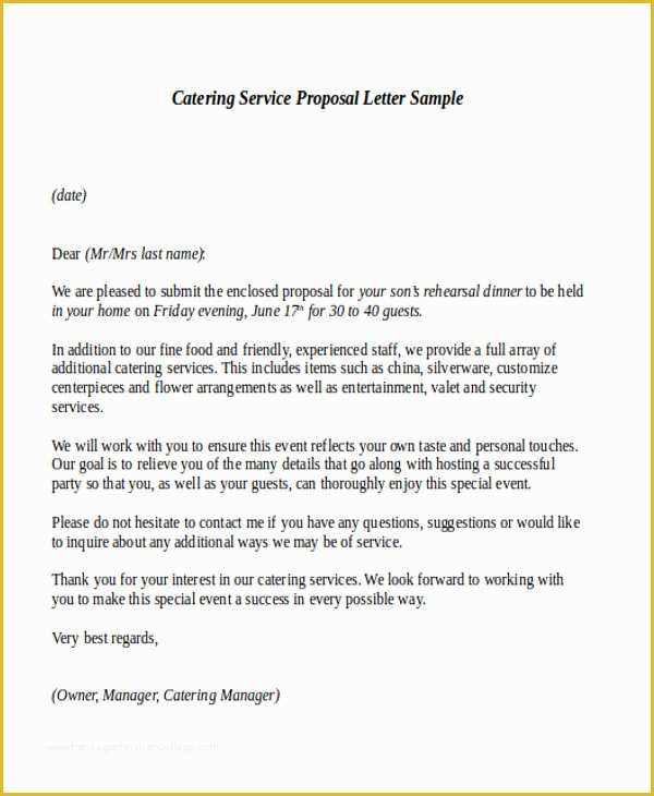 sample business proposal letter for logistics services