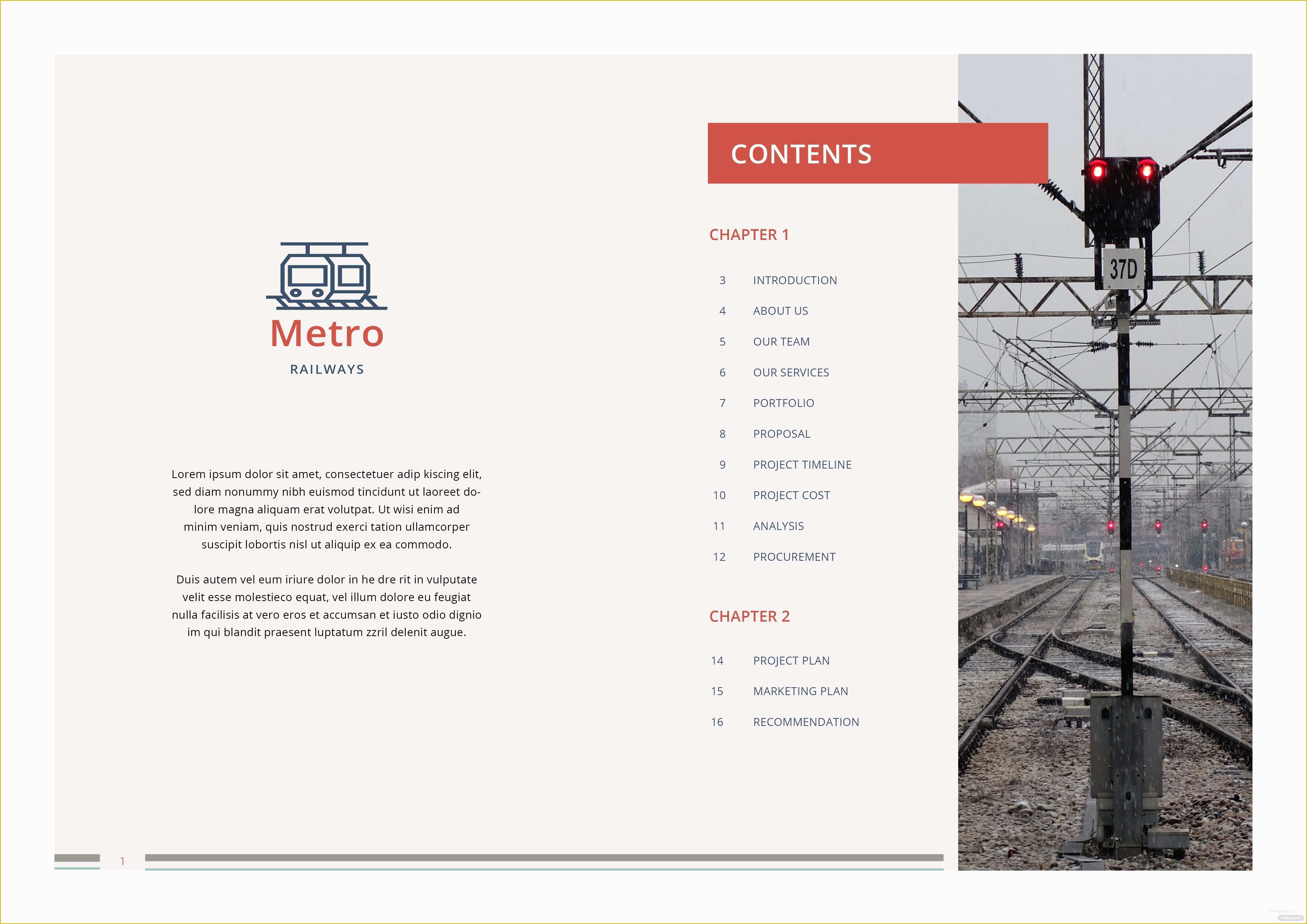Free Transportation Proposal Template Of Transportation Business Proposal Template In Adobe
