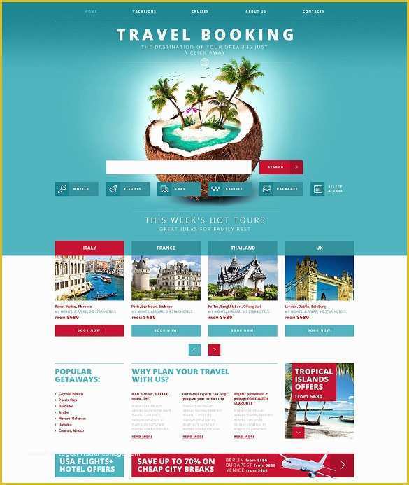 Free Travel Agency Website Templates Of Best Premium Travel Agency Templates top Free themes for