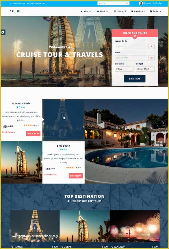 Free Travel Agency Website Templates Of Best Premium Travel Agency Templates top Free themes for